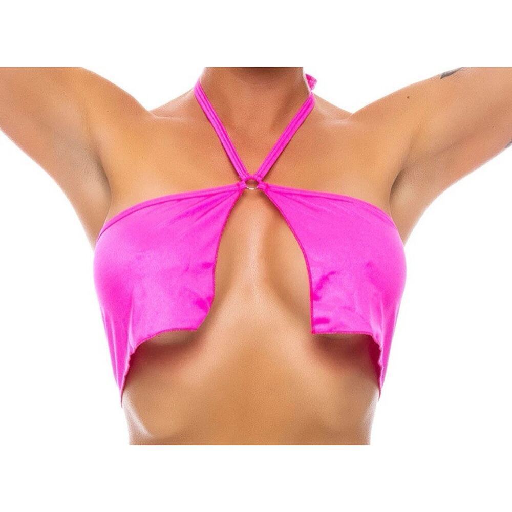 🦋B2G1🦋BODYZONE Flowy Center Ring Top | ONE SIZE | Dance Wear FUSCHIA